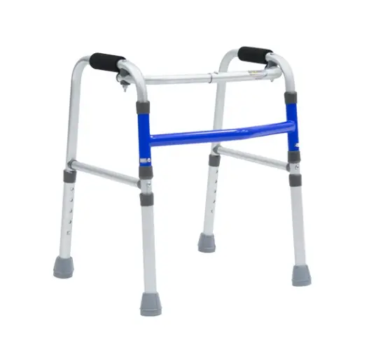 ANDADERA INFANTIL R100021 AZUL PLEGABLE DE ALUMINIO