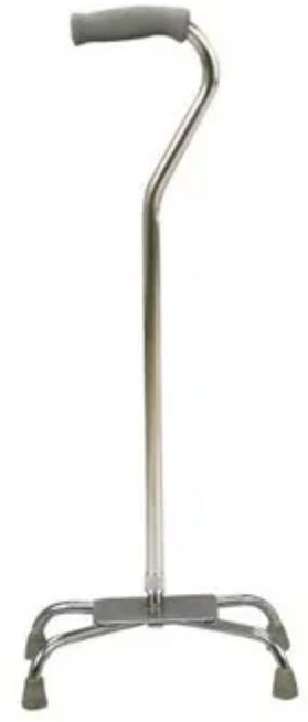 BASTON 4 APOYOS MOBICARE PLATA ECL091S BASE GRANDE