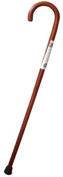BASTON MADERA MGO.CURVO NOGAL 5180A