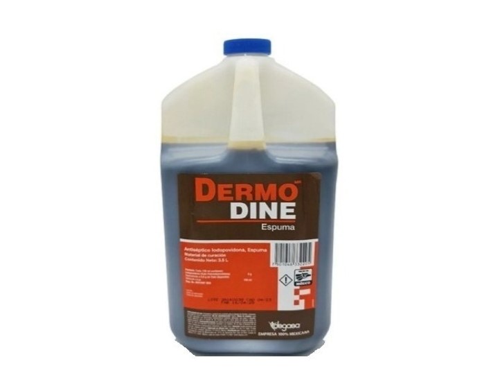 DERMODINE ESPUMA AL-8% 3.5 LTS. 0322010