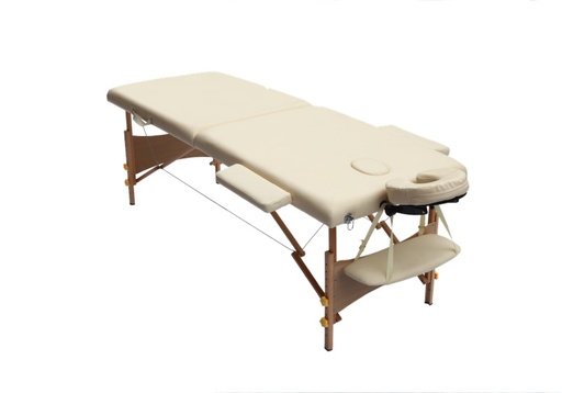 [010107] MESA PARA MASAJE M012A 3 SECC BEIGE PORTATIL