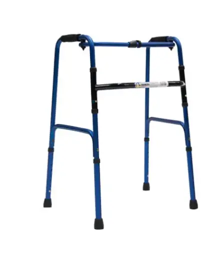 [012004] ANDADERA PLEGABLE R204061 AZUL DE ALUMINIO