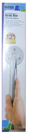 [012087] BARRA LUMEX PARA BAÑO 12 CROMADA RECTA