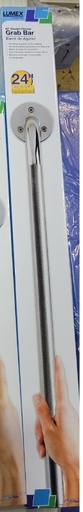 [012106] BARRA LUMEX PARA BAÑO 24 CROMADA RECTA