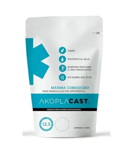 [024330] VENDA FIBRA DE VIDRIO AKOPLACAST 12 CM BLANCA